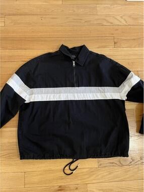 Bershka Black and White Long Sleeve Jacket